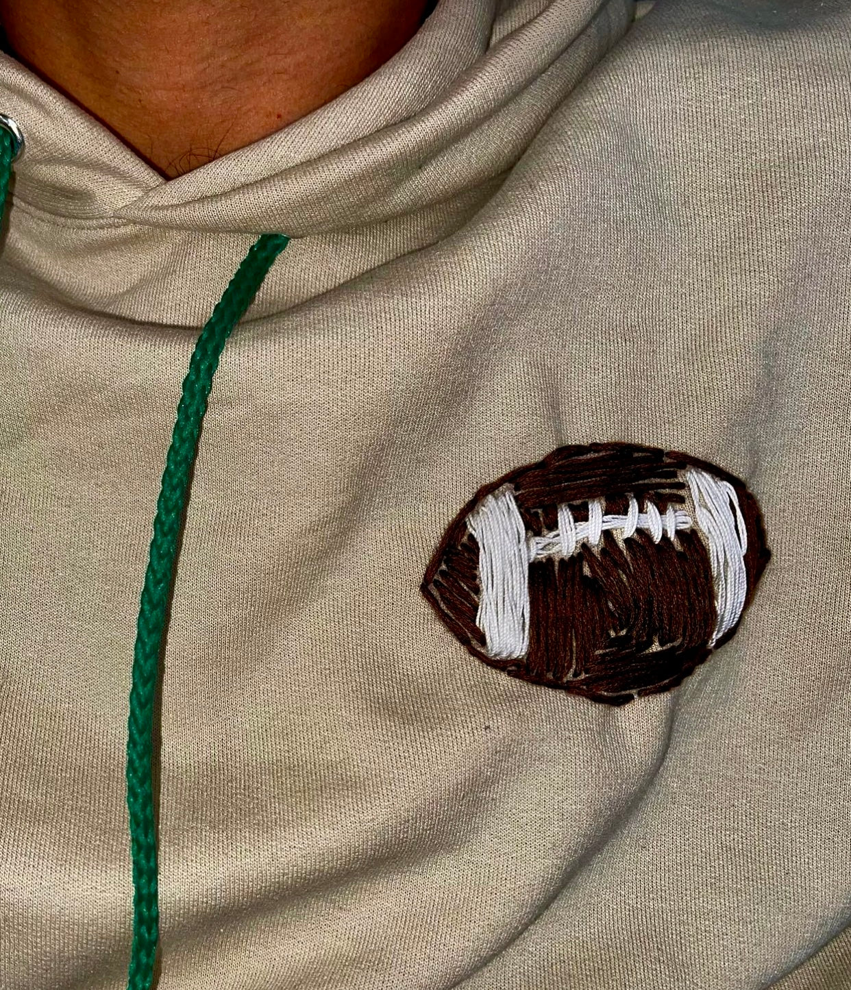 FOOTBALL STITCH HOODIE