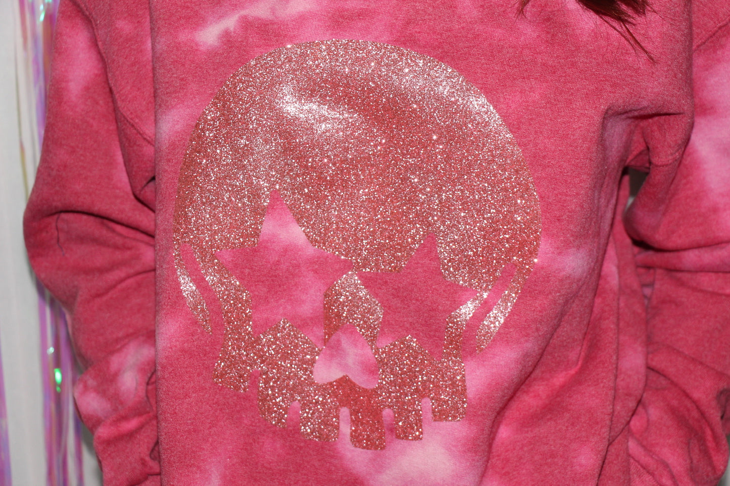 ACID WASH & PIN HAPPY SKULL